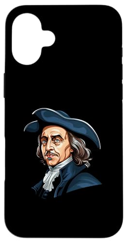 Oliver Cromwell Karikatur Hülle für iPhone 16 Plus von Oliver Cromwell Art Style Designs For Historians