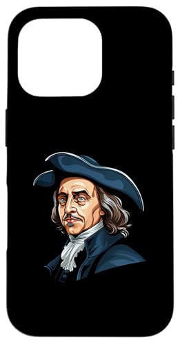 Oliver Cromwell Karikatur Hülle für iPhone 16 Pro von Oliver Cromwell Art Style Designs For Historians