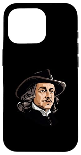 Oliver Cromwell Karikatur Hülle für iPhone 16 Pro von Oliver Cromwell Art Style Designs For Historians