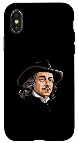 Oliver Cromwell Karikatur Hülle für iPhone X/XS von Oliver Cromwell Art Style Designs For Historians