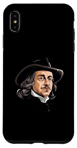 Oliver Cromwell Karikatur Hülle für iPhone XS Max von Oliver Cromwell Art Style Designs For Historians