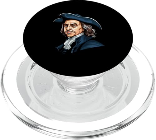 Oliver Cromwell Karikatur PopSockets PopGrip für MagSafe Oliver Cromwell Karikatur PopSockets PopGrip für MagSafe von Oliver Cromwell Art Style Designs For Historians
