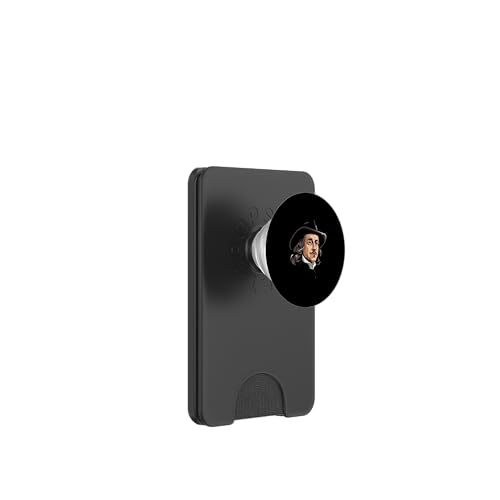 Oliver Cromwell Karikatur PopSockets PopWallet für MagSafe von Oliver Cromwell Art Style Designs For Historians