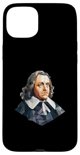 Oliver Cromwell Low Poly Art Hülle für iPhone 15 Plus von Oliver Cromwell Art Style Designs For Historians