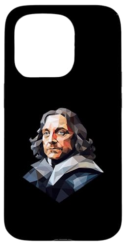 Oliver Cromwell Low Poly Art Hülle für iPhone 15 Pro von Oliver Cromwell Art Style Designs For Historians