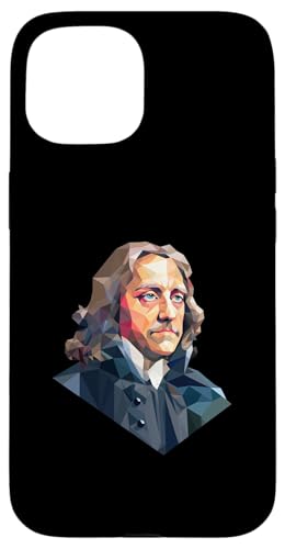 Oliver Cromwell Low Poly Art Hülle für iPhone 15 von Oliver Cromwell Art Style Designs For Historians
