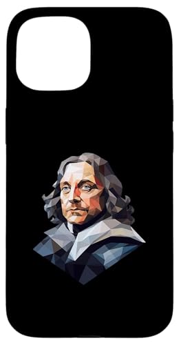 Oliver Cromwell Low Poly Art Hülle für iPhone 15 von Oliver Cromwell Art Style Designs For Historians