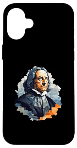 Oliver Cromwell Low Poly Art Hülle für iPhone 16 Plus von Oliver Cromwell Art Style Designs For Historians
