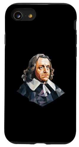 Oliver Cromwell Low Poly Art Hülle für iPhone SE (2020) / 7 / 8 von Oliver Cromwell Art Style Designs For Historians