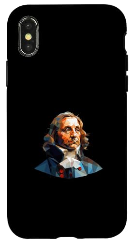 Oliver Cromwell Low Poly Art Hülle für iPhone X/XS von Oliver Cromwell Art Style Designs For Historians