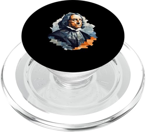 Oliver Cromwell Low Poly Art PopSockets PopGrip für MagSafe Oliver Cromwell Low Poly Art PopSockets PopGrip für MagSafe von Oliver Cromwell Art Style Designs For Historians