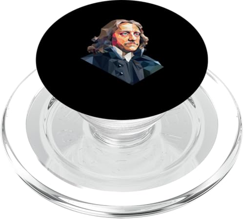 Oliver Cromwell Low Poly Art PopSockets PopGrip für MagSafe Oliver Cromwell Low Poly Art PopSockets PopGrip für MagSafe von Oliver Cromwell Art Style Designs For Historians