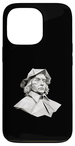 Oliver Cromwell Origami Hülle für iPhone 13 Pro von Oliver Cromwell Art Style Designs For Historians