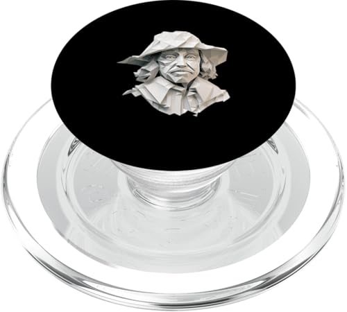 Oliver Cromwell Origami PopSockets PopGrip für MagSafe Oliver Cromwell Origami PopSockets PopGrip für MagSafe von Oliver Cromwell Art Style Designs For Historians