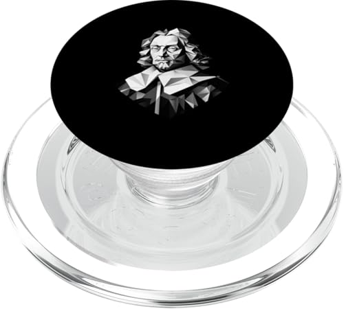 Oliver Cromwell Origami PopSockets PopGrip für MagSafe Oliver Cromwell Origami PopSockets PopGrip für MagSafe von Oliver Cromwell Art Style Designs For Historians