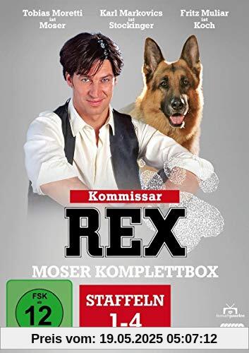 Kommissar Rex - Moser Komplettbox (Staffeln 1-4) [12 DVDs] von Oliver Hirschbiegel