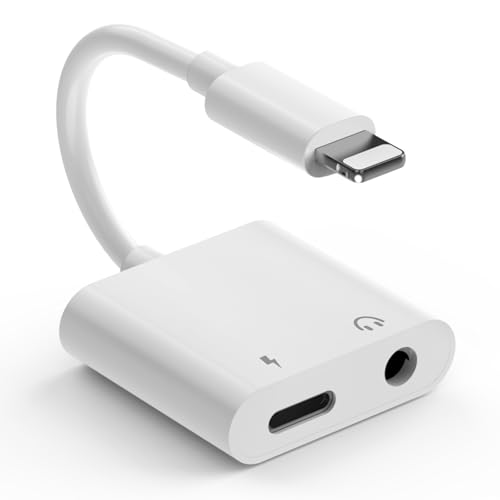 Lightning auf Klinke Adapter 【MFi Zertifiziert】 iPhone Adapter Kopfhörer iPhone Aux Adapter und Laden 3.5mm Audio Kabel Konverter 3,5‑mm-Kopfhöreranschluss Adapter für iPhone 14/13/12/11/X/XS/XR/8/7 Lightning auf Klinke Adapter 【MFi Zertifiziert】 iPhone Adapter Kopfhörer iPhone Aux Adapter und Laden 3.5mm Audio Kabel Konverter 3,5‑mm-Kopfhöreranschluss Adapter für iPhone 14/13/12/11/X/XS/XR/8/7 von Oliveria