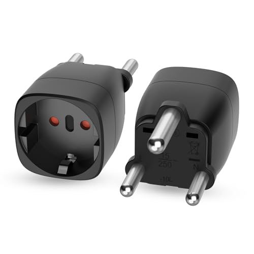 Oliveria 2X Reiseadapter für Südafrika Steckdose Typ M, Adapter Südafrika, EU nach Südafrika Reiseadapter für Südafrika, Mosambik, Bhutan, Namibia, Botswana Reiseadapter Typ M Schwarz Oliveria 2X Reiseadapter für Südafrika Steckdose Typ M, Adapter Südafrika, EU nach Südafrika Reiseadapter für Südafrika, Mosambik, Bhutan, Namibia, Botswana Reiseadapter Typ M Schwarz von Oliveria