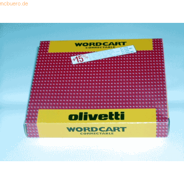 6 x Olivetti Farbband Olivetti 80670 Carbon schwarz von Olivetti