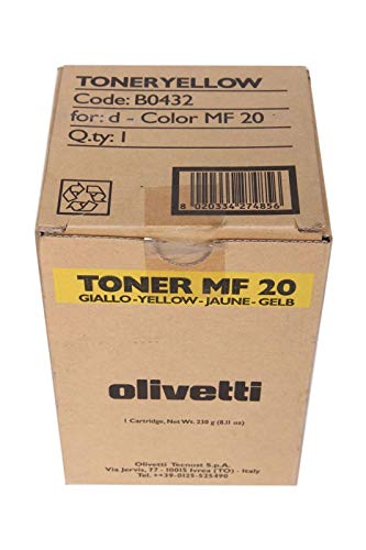 Olivetti B0432 d-copia 20 Tonerkartusche gelb 11.500 Seiten von Olivetti