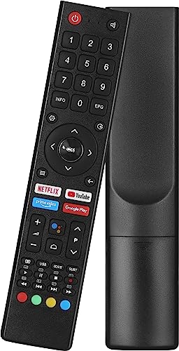 GCBLTV02ADBBT Smart TV Fernbedienung für CHIQ Smart TV U55H7A U58H7A U43H7A Controller mit Netflix YouTube Tasten TV von Olizen