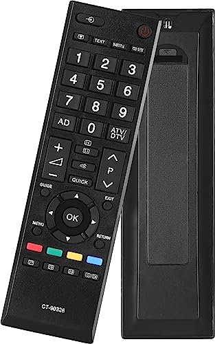 Universal Ersatz Fernbedienung Kompatibel mit Toshiba Fernseher TV Fernbedienung CT-90326 Universal Ersatz Fernbedienung Kompatibel mit Toshiba Fernseher TV Fernbedienung CT-90326 von Olizen
