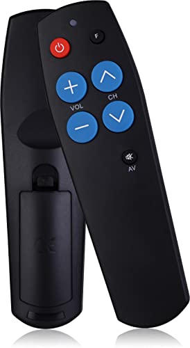 Universelle TV-Fernbedienung mit großer Taste für ältere Menschen, Einfache Einrichtung - Senioren Fernbedienung - Universal Fernbedienung - Funktioniert für TV und Kabel IR Geräte Universelle TV-Fernbedienung mit großer Taste für ältere Menschen, Einfache Einrichtung - Senioren Fernbedienung - Universal Fernbedienung - Funktioniert für TV und Kabel IR Geräte von Olizen
