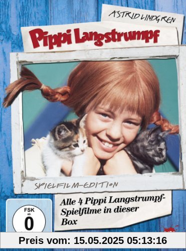 Astrid Lindgren: Pippi Langstrumpf - Alle 4 Pippi Langstrumpf-Spielfilme in dieser Box (Sp [4 DVDs] von Olle Hellbom