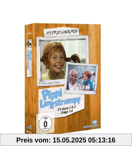 Pippi Langstrumpf - TV-Serie 1&2, Folge 01-08 [2 DVDs] von Olle Hellbom