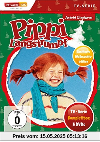Pippi Langstrumpf - TV-Serie Komplettbox (5 Discs, Exklusivprodukt) von Olle Hellbom