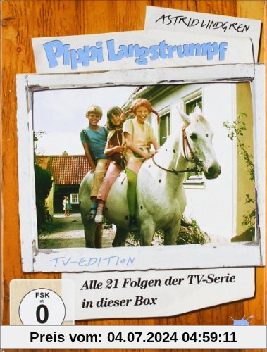 Pippi Langstrumpf  - TV-Serien-Box  (5 DVDs) von Olle Hellbom