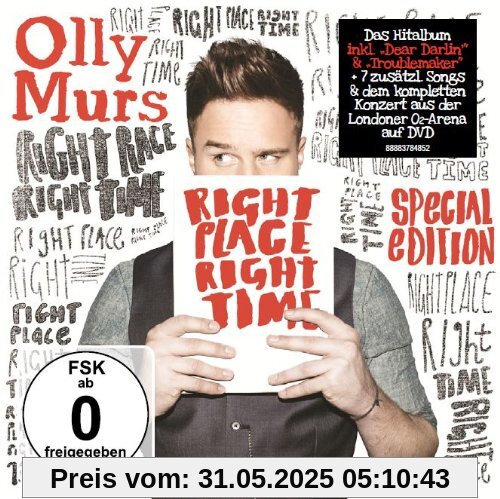 Right Place Right Time (Special Edition) INKL. KOMPLETTES KONZERT AUF DVD von Olly Murs