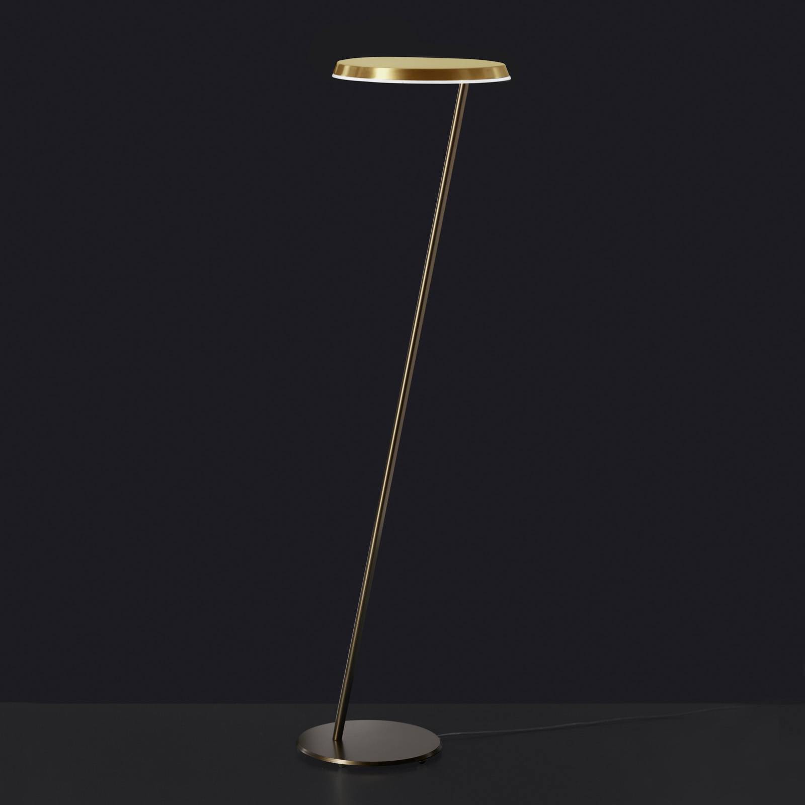 Oluce Amanita 619 LED-Stehleuchte, bronze/gold von Oluce