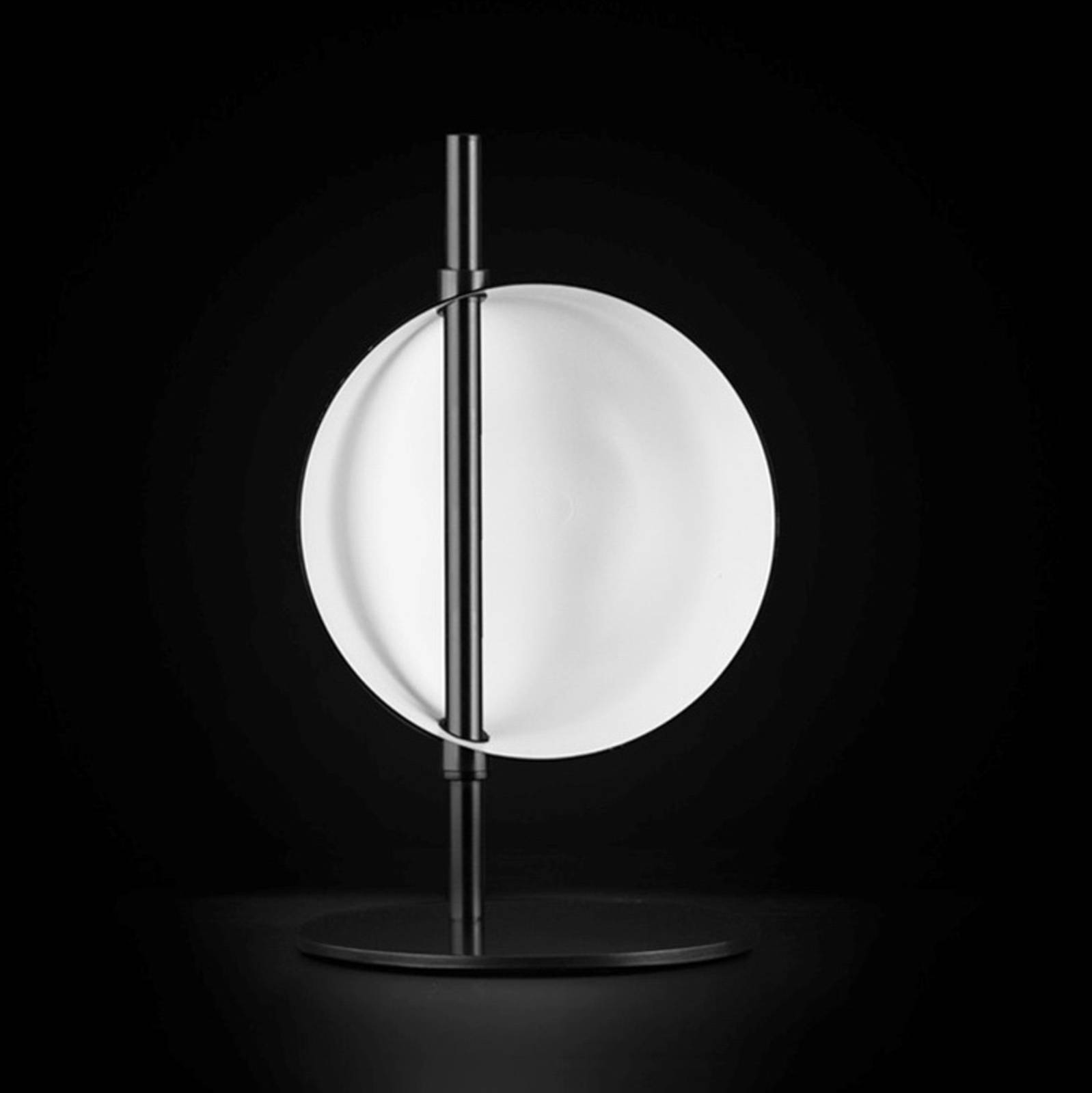 Oluce Superluna 297 LED-Tischleuchte, schwarz von Oluce