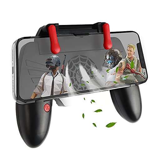 Oluote Mobile Game Controller, Gamepad-Trigger mit Lüfter und eingebautem Akku, Shoot und Sensitive Aim Trigger für 4,7-6,5-Zoll-Smartphones von Oluote