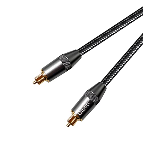 Oluote Optisches Audiokabel, Toslink-Kabel, Aluminiumgehäuse, Vergoldeter Stecker, Digitales Optisches Kabel für Soundbar, Fernseher, PS4, Xbox, Spielekonsole und mehr(3m) von Oluote