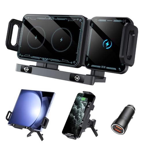 Olycism Handyhalterung Auto für Galaxy Z Fold 6 5 4 3 2 mit Ladefunktion 15W Dual Coils QC 3.0 Fast Wireless Charger Auto für Z Fold Kann Automatisch Rotieren Autohalterung Kabellose Kfz-Ladegeräte Olycism Handyhalterung Auto für Galaxy Z Fold 6 5 4 3 2 mit Ladefunktion 15W Dual Coils QC 3.0 Fast Wireless Charger Auto für Z Fold Kann Automatisch Rotieren Autohalterung Kabellose Kfz-Ladegeräte von Olycism