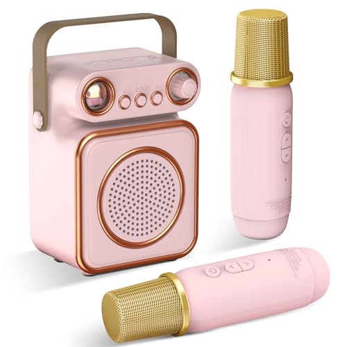 Olycism Karaoke Maschine Kinder mit 2 Mikrofonen 5W Ausgangslautsprecher mit Licht Leicht und Tragbar Mehrere Stimmmodi Kinder Karaoke mit Mikrofon Geschenke für Kinder 4 bis 12 Jahre Olycism Karaoke Maschine Kinder mit 2 Mikrofonen 5W Ausgangslautsprecher mit Licht Leicht und Tragbar Mehrere Stimmmodi Kinder Karaoke mit Mikrofon Geschenke für Kinder 4 bis 12 Jahre von Olycism