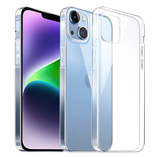 Olycism Kompatibel füriPhone 14 Max 6.7 2022 Case Cover Premium Flexible TPU Case Ultra Slim Crystal Clear Shock-Absorption Anti-Scratching Slide-Proof Thickened Clear von Olycism