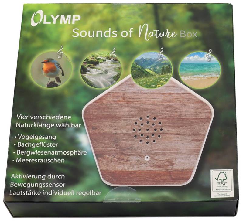 OLYMP Klangbox Sounds of Nature Box, 4 Naturklänge, weiß von Olymp