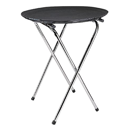 Olympia Klapptablettständer mit Doppelstange, Klapptablettständer aus verchromtem Stahl, Größe: 725 (H) x 395 (B) mm / 28 1/2 x 15 1/2 Zoll, passend für ovales Tablett C162, C163 Olympia Klapptablettständer mit Doppelstange, Klapptablettständer aus verchromtem Stahl, Größe: 725 (H) x 395 (B) mm / 28 1/2 x 15 1/2 Zoll, passend für ovales Tablett C162, C163 von Olympia