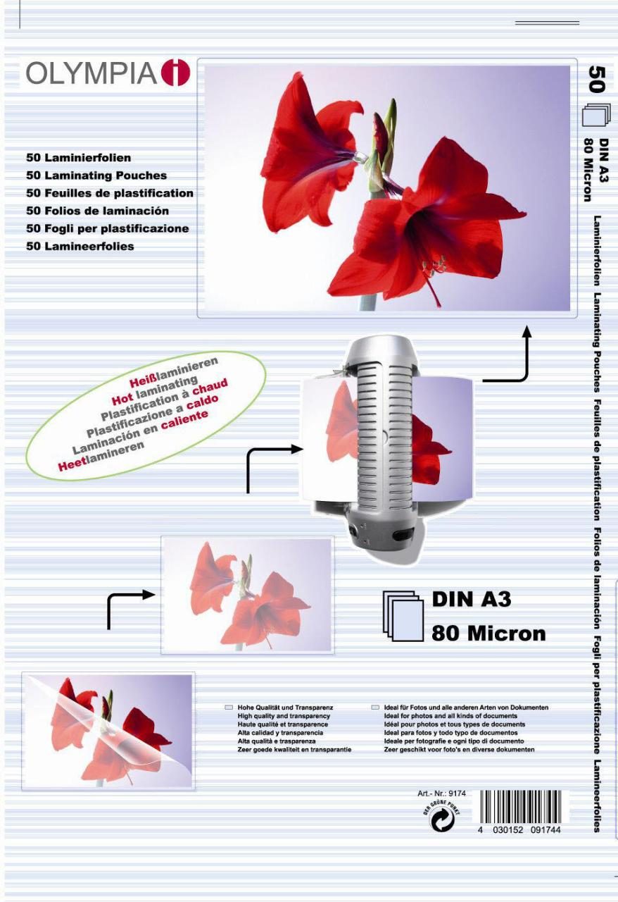 Laminierfolien von Olympia