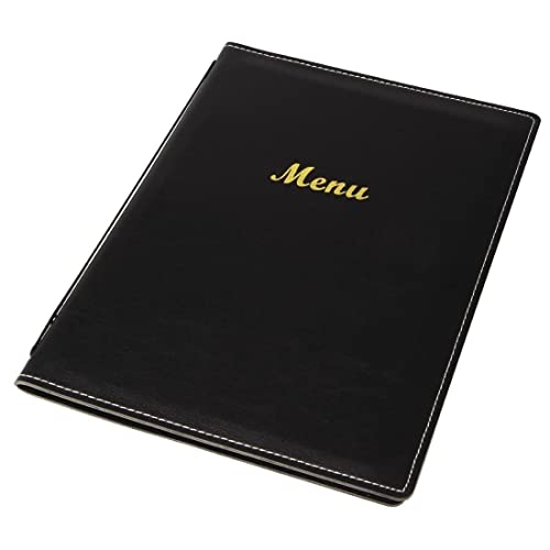 Menuemappe A5 Schwarz Leder Menuemappe A5 Schwarz Leder von Olympia