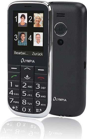 OLYMPIA Joy II - Mobiltelefon - Dual-SIM - microSD slot - LCD - Schwarz (2219) von Olympia