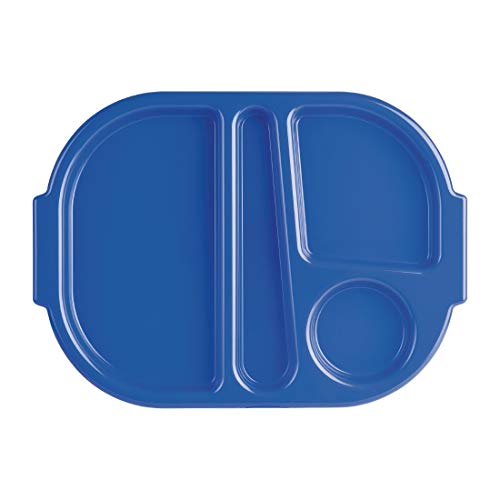 Olympia Kristallon Lebensmittelfach Tablett Klein Blau (10er Pack) von Olympia
