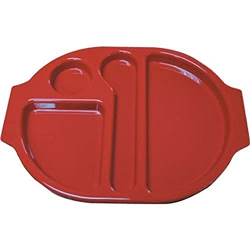 Olympia Kristallon Lebensmittelfach Tablett Rot (10er Pack) von Olympia