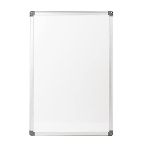 Olympia Magnettafel in Weiß mit Aluminiumrahmen, leicht, 400 x 600 mm von Olympia
