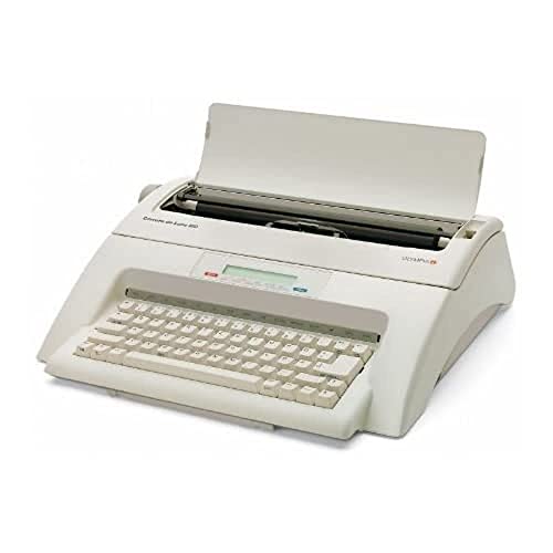 Olympia - Schreibmaschine Olympia Carrera de Luxe MD - Elektronische Schreibmaschine mit Korrekturspeicher - inkl. Farbband - Schriftgröße 10-15 - Automatischer Papiereinzug von Olympia