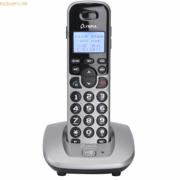 Olympia Telefon DECT 5000 silber von Olympia