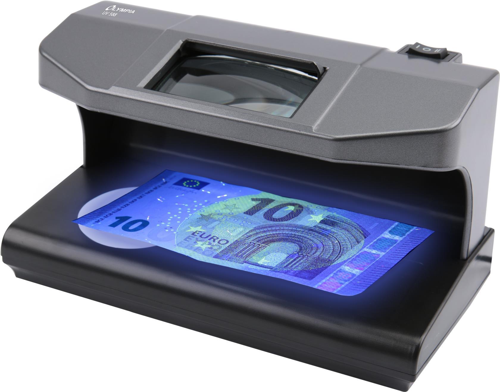 Olympia UV 588 Falschgeld-Detektor Schwarz (947731088) von Olympia